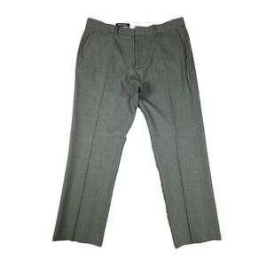 Bluffworks Presidio Regular Fit Olive Green Trouser Dress Pants Mens 35 X 32